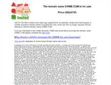 Tablet Screenshot of cwme.com